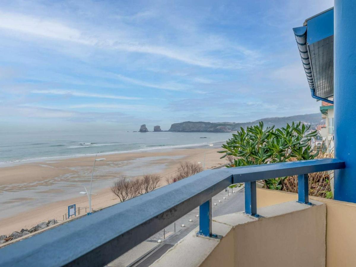 Appartement Rustique Face A La Mer A Hendaye Avec Balcon - Fr-1-2-294 Luaran gambar