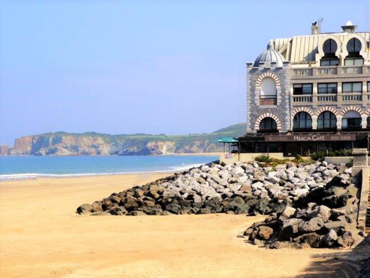 Appartement Rustique Face A La Mer A Hendaye Avec Balcon - Fr-1-2-294 Luaran gambar